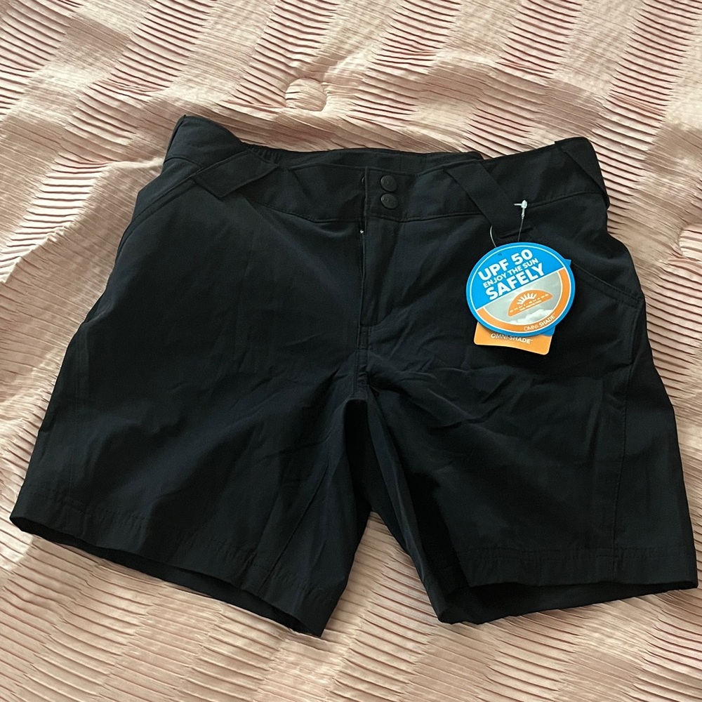 Columbia Black Shorts PFG sun protection